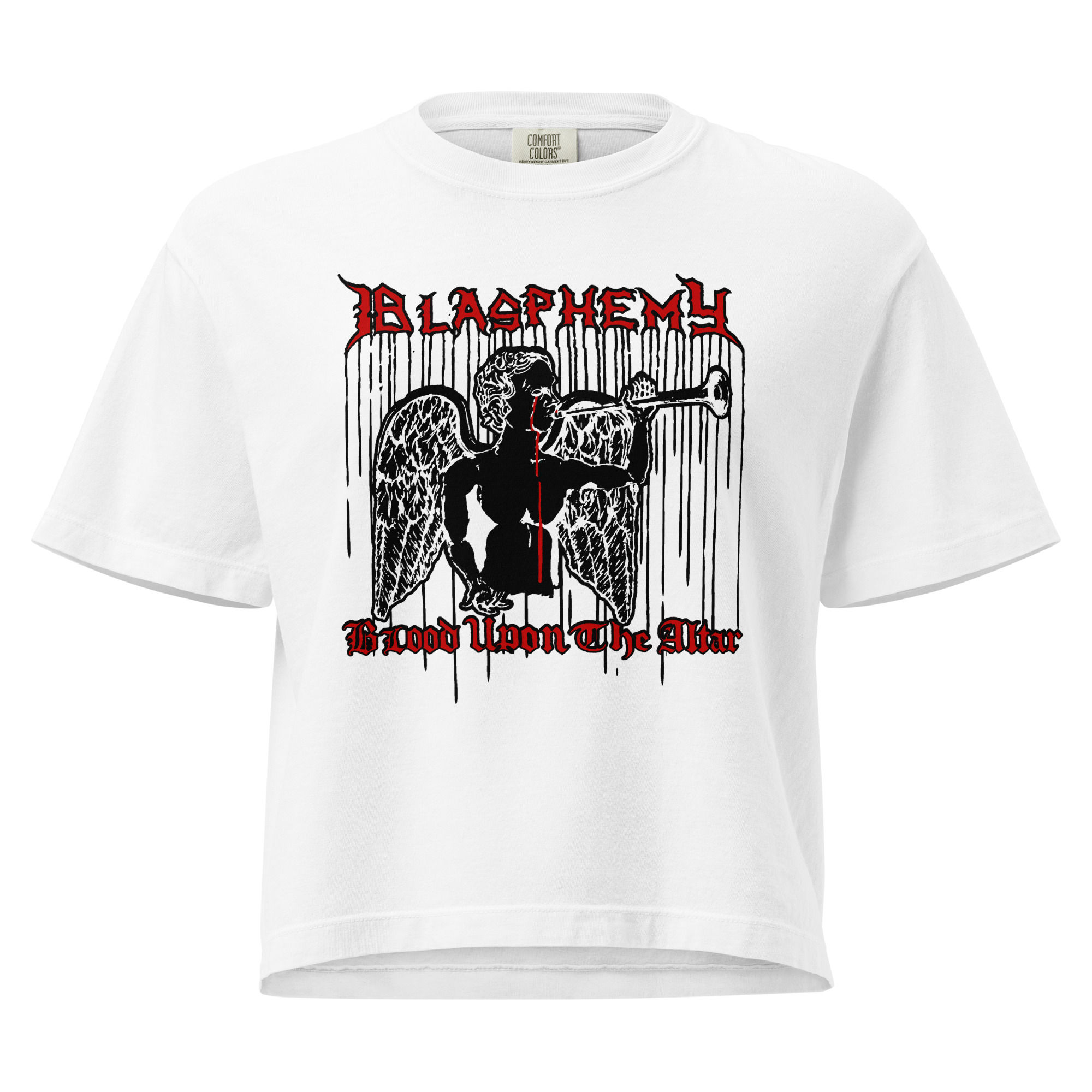 *Girlie* Blasphemy - Blood Upon The Altar Boxy Shirt
