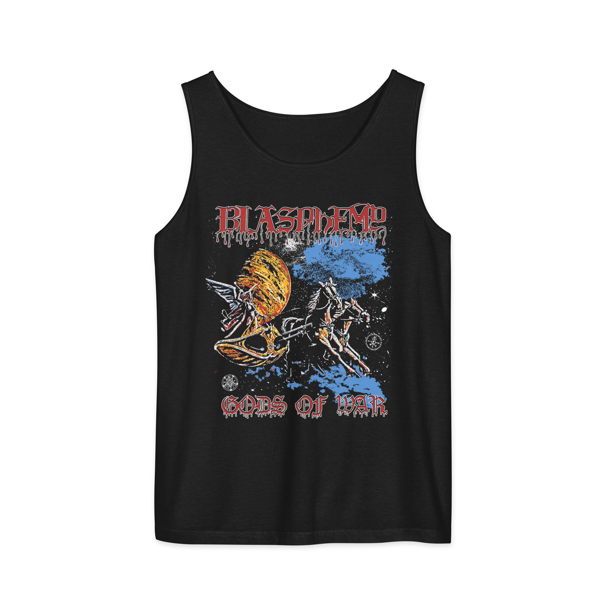Blasphemy - Gods Of War Garment Dyed Comfort Colors Tank Top
