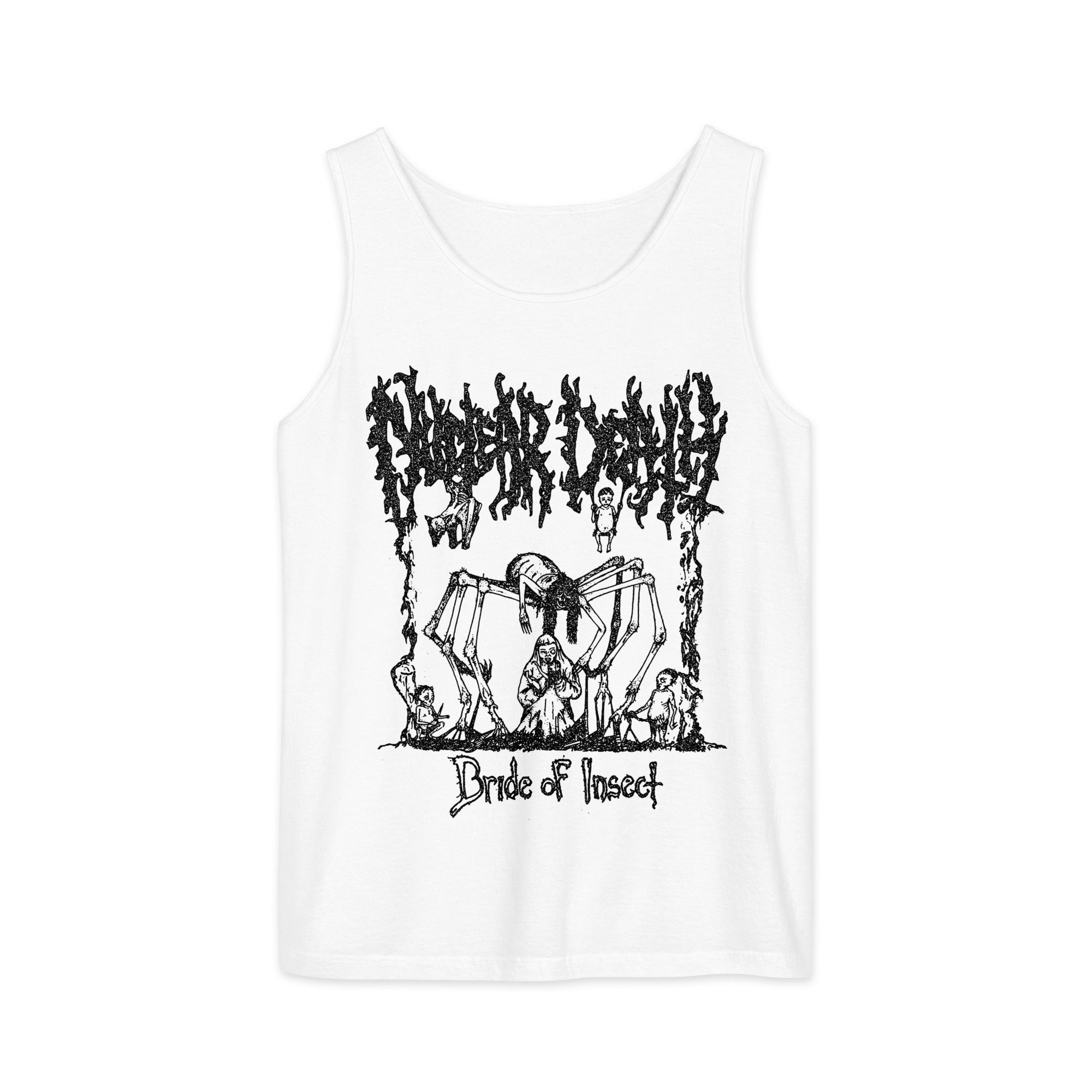 Nuclear Death - Bride Of Insect Unisex Garment - Dyed Comfort Colors Tank Top