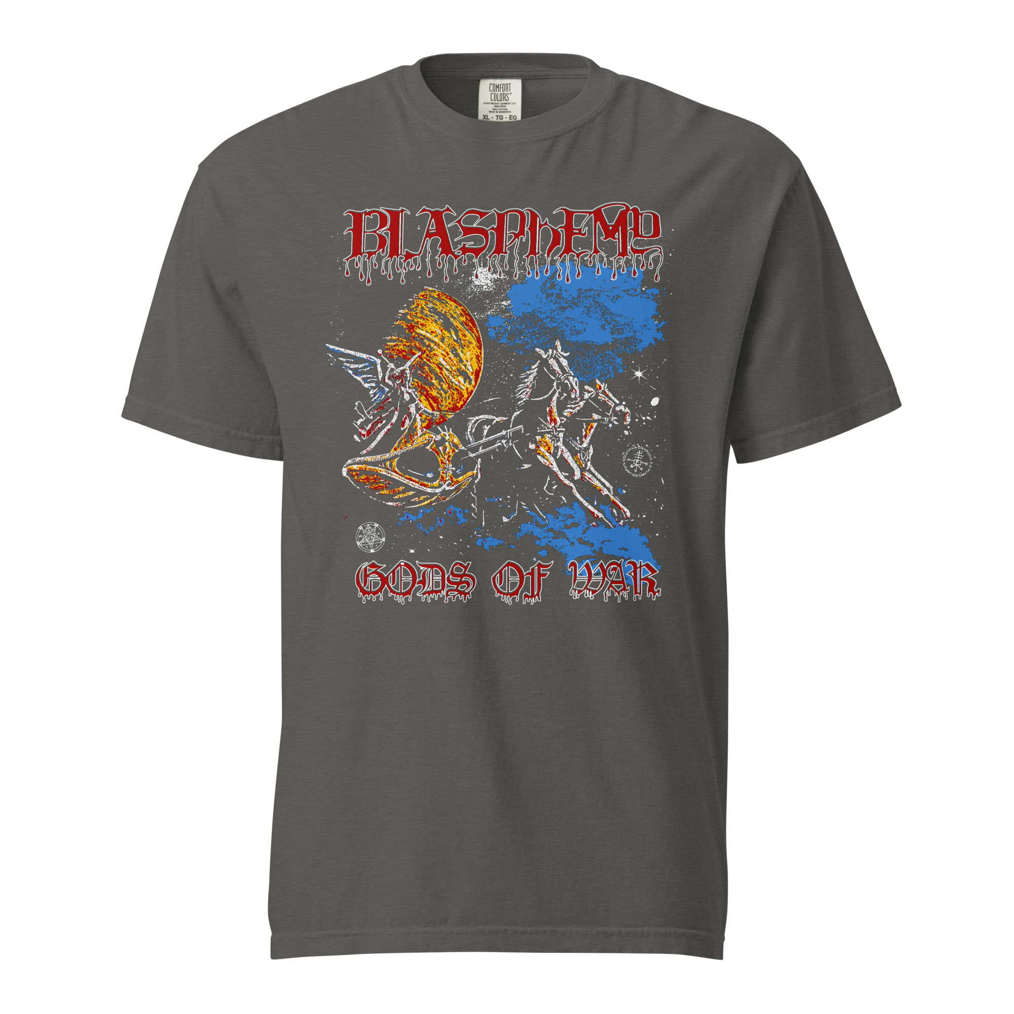 Blasphemy - Gods Of War Short Sleeve Comfort Colors Shirt