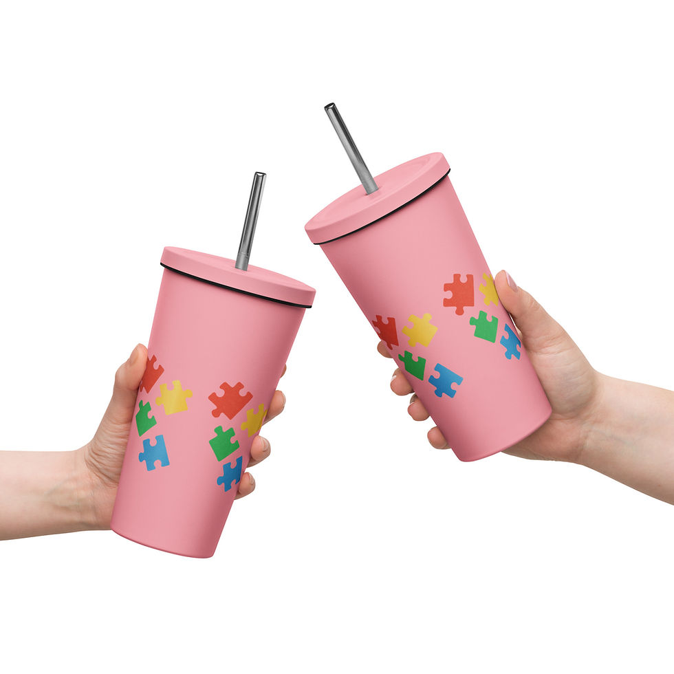 Thumbnail: Insulated tumbler with a straw