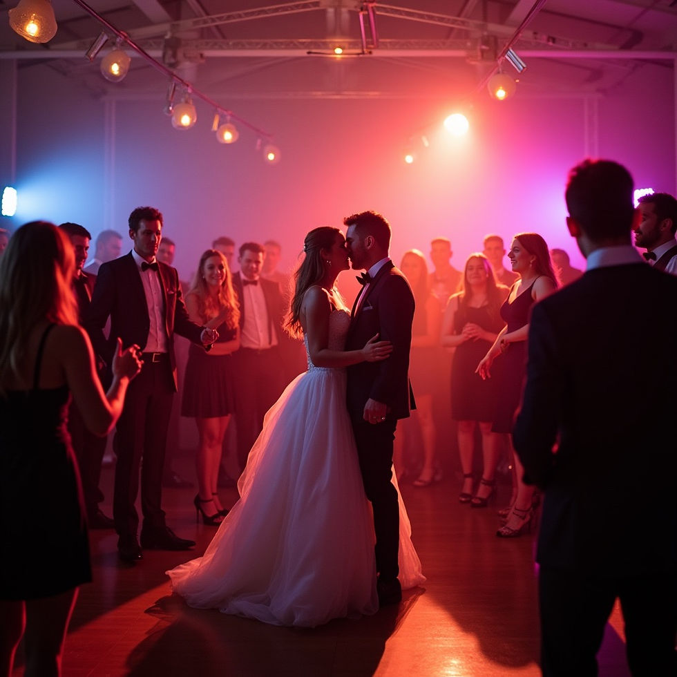 Ein romantischer Hochzeitstanz