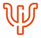 Minimalist oranges Trident-Emblem on Weiß.png