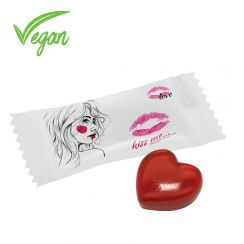 CARAMELLA CUORE DURA PERSONALIZZATA CON LOGO 