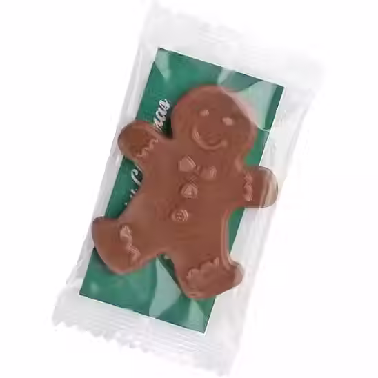 Art.187BI - BIGLIETTINO Advert Card "OMINO" DI PAN DI ZENZERO - AL CIOCCOLATO "