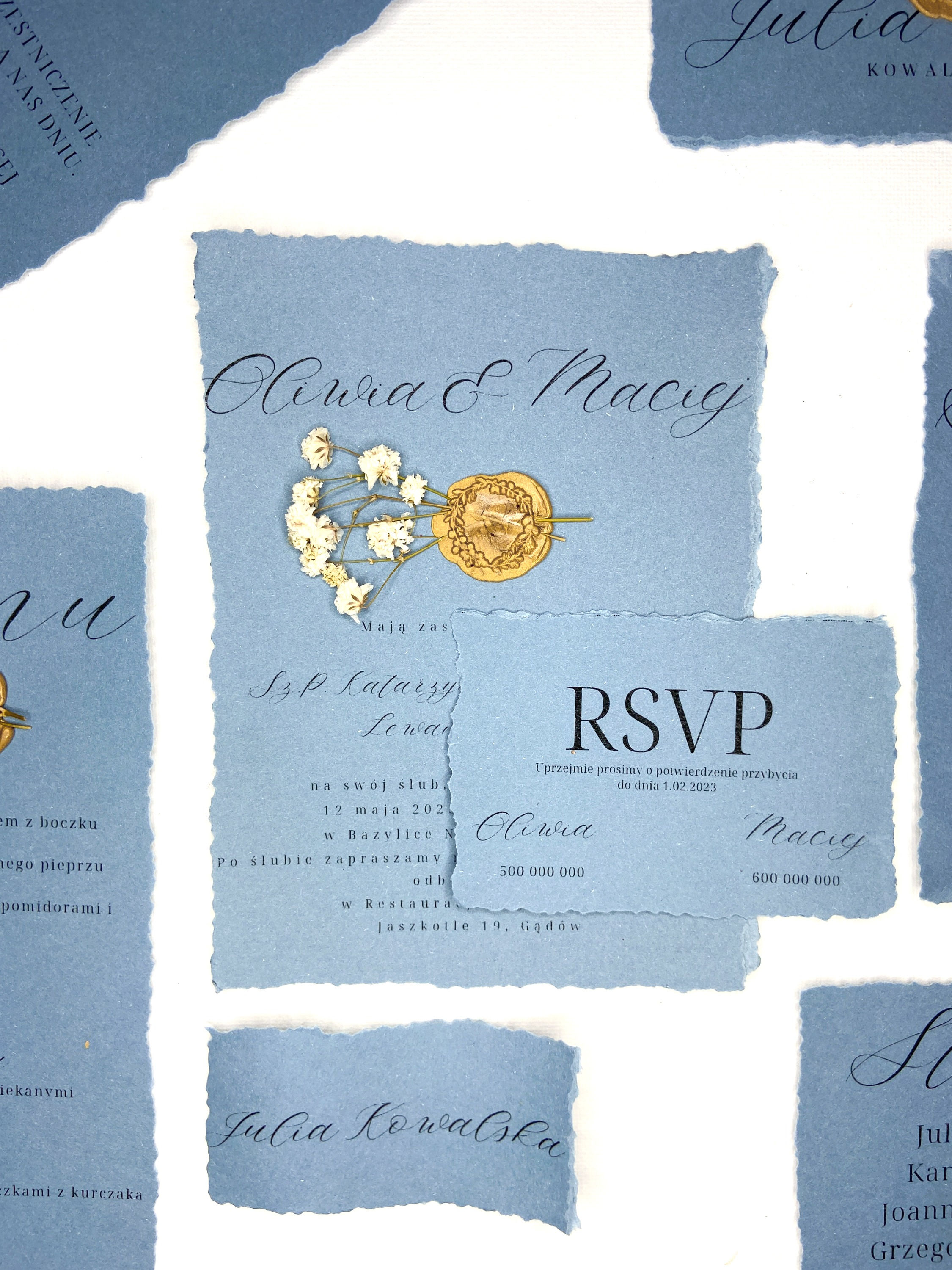 Zaproszenie ślubne Oslo