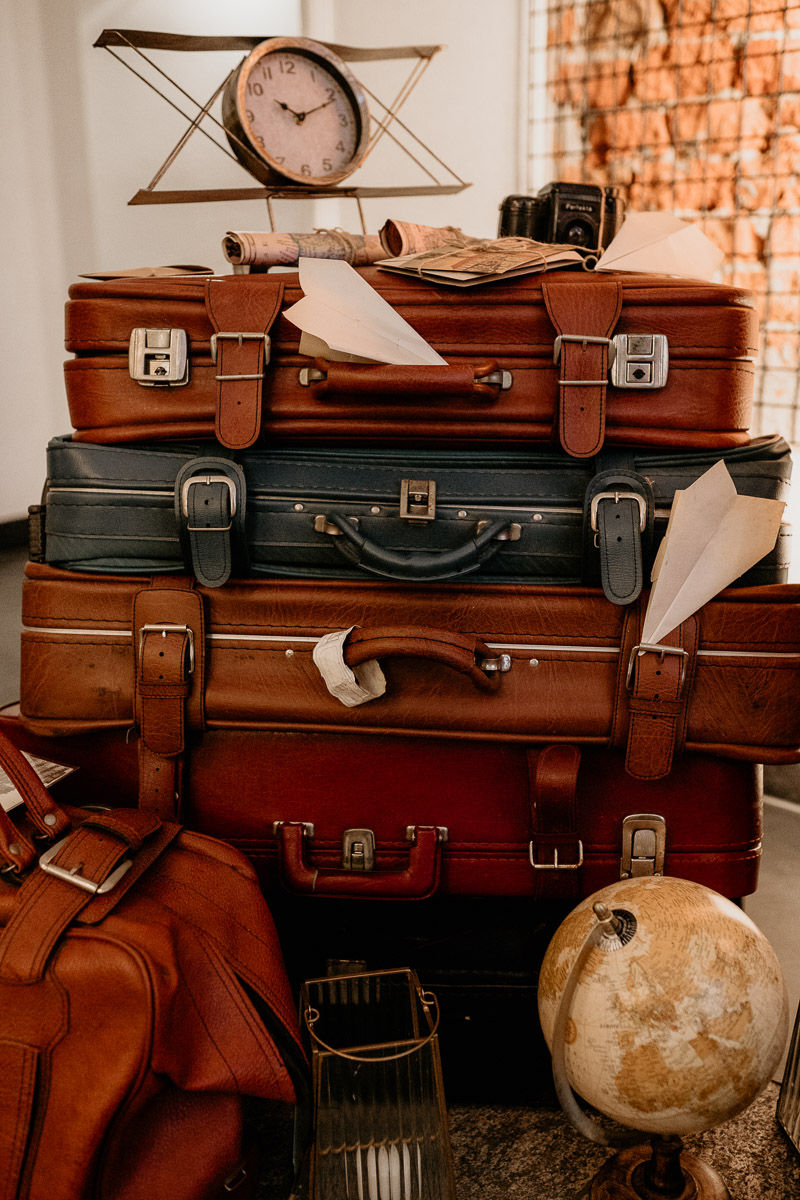 Walizka skórzana TRAVEL