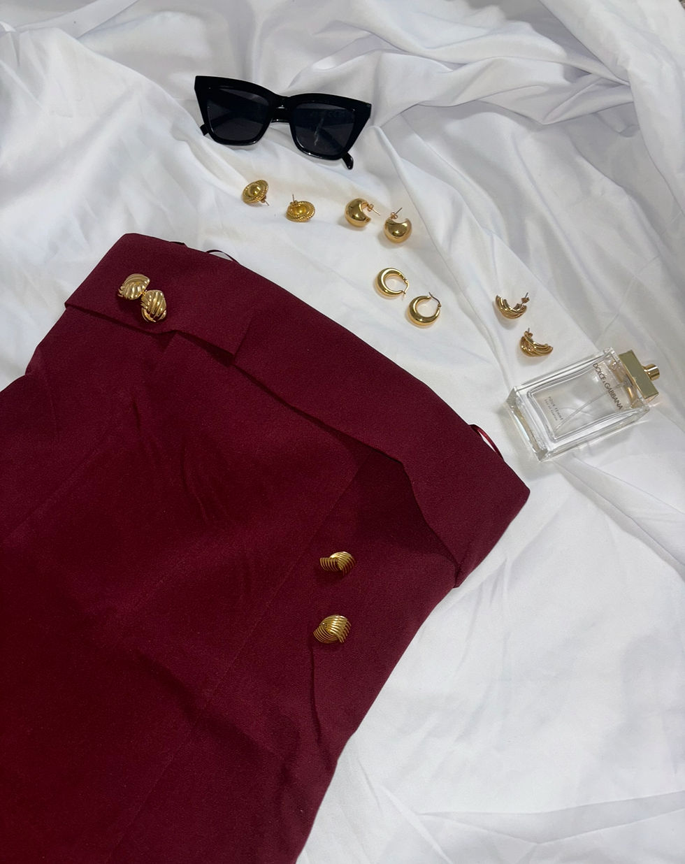 Miniaturbild: Vintage Button Ohrringe