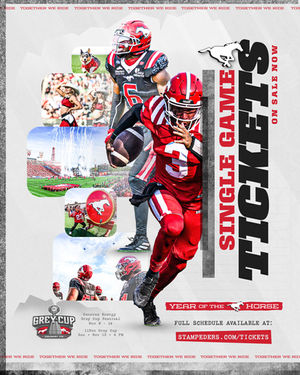 Calgary Stampeders Single Game Tickets On Sale