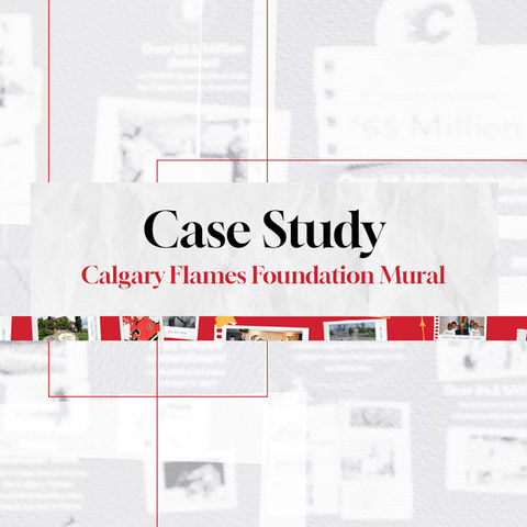 Case Study - Calgary Flames Foundation Mural