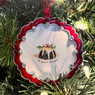 Custom Christmas Ornament Painting