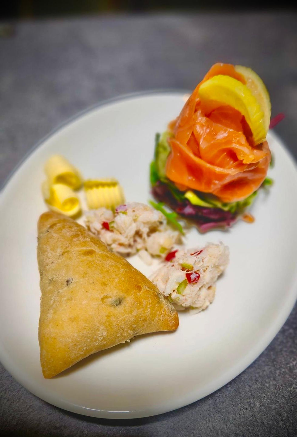 Locally smoked salmon