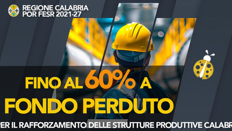 Calabria. Sostegno per il rafforzamento della struttura produttiva regionale.
