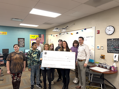 Special needs students at CJHS look forward to expanding coffee shop with grant funds.
