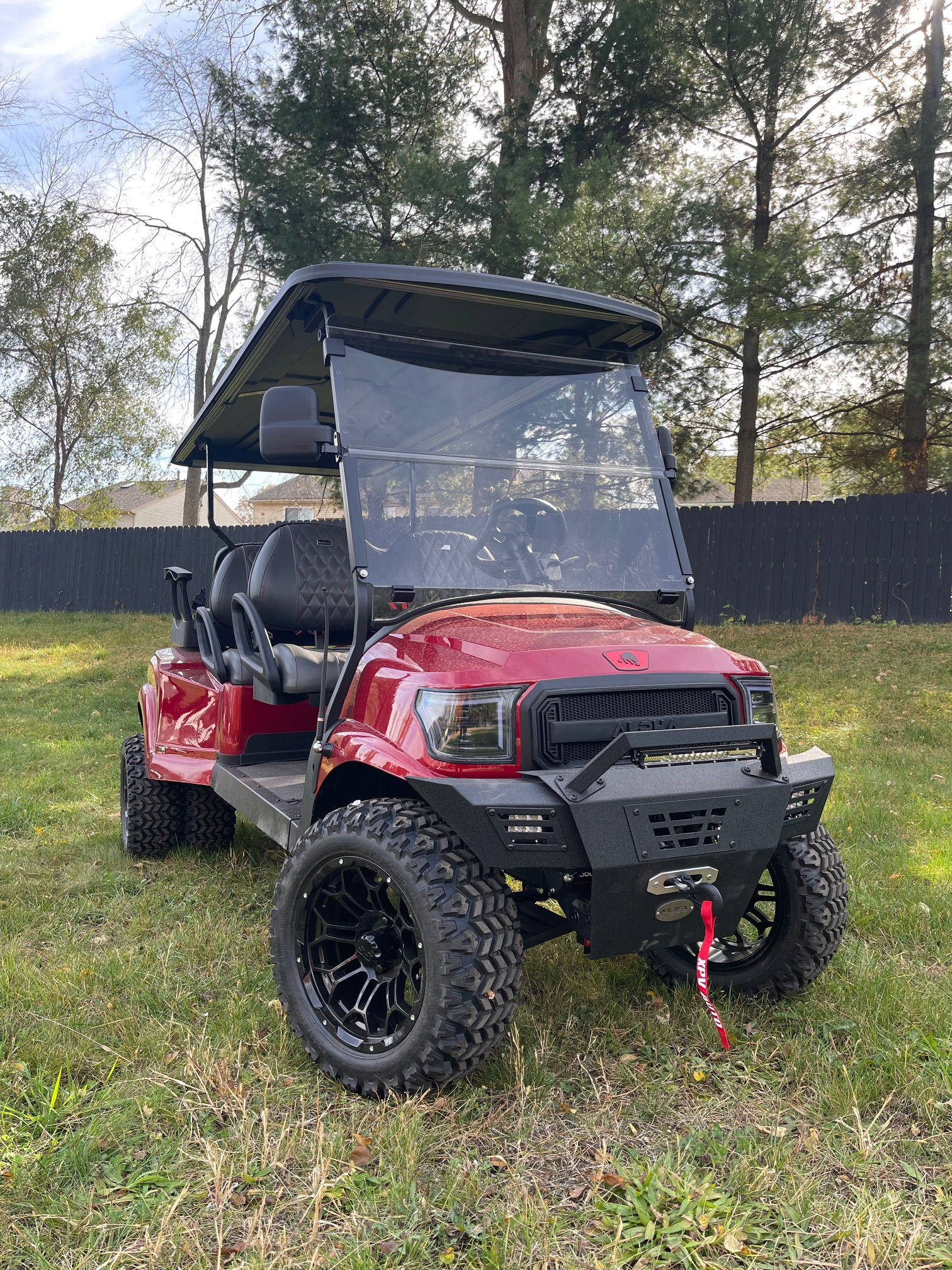 2020 ⛽️ DUALLY GOLF CART CUSTOM GAS EFI WITH RADIO