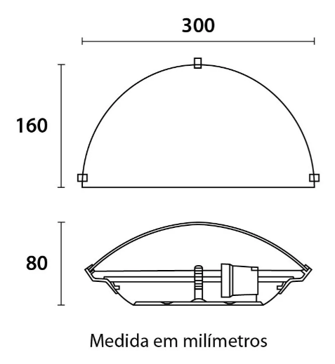 Miniatura: Aplique de pared 8246