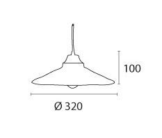 Miniatura: Colgante de acero 301 (únicamente en color blanco)