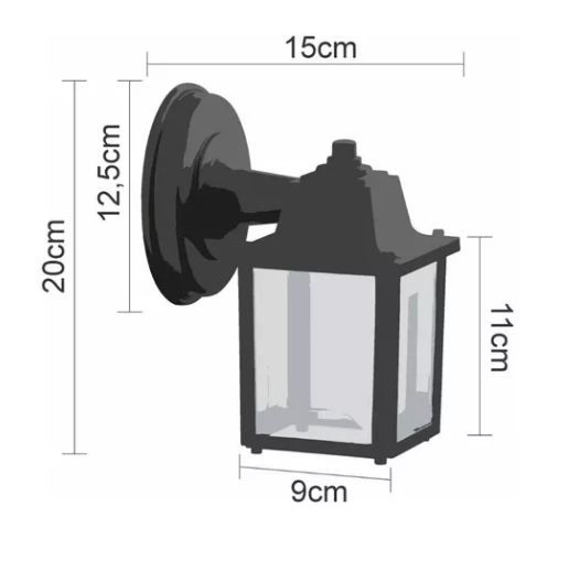 Miniatura: Farol vintage 336 plástico oro viejo