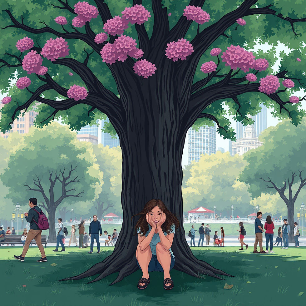 I spent my my youth alone, watching life go by