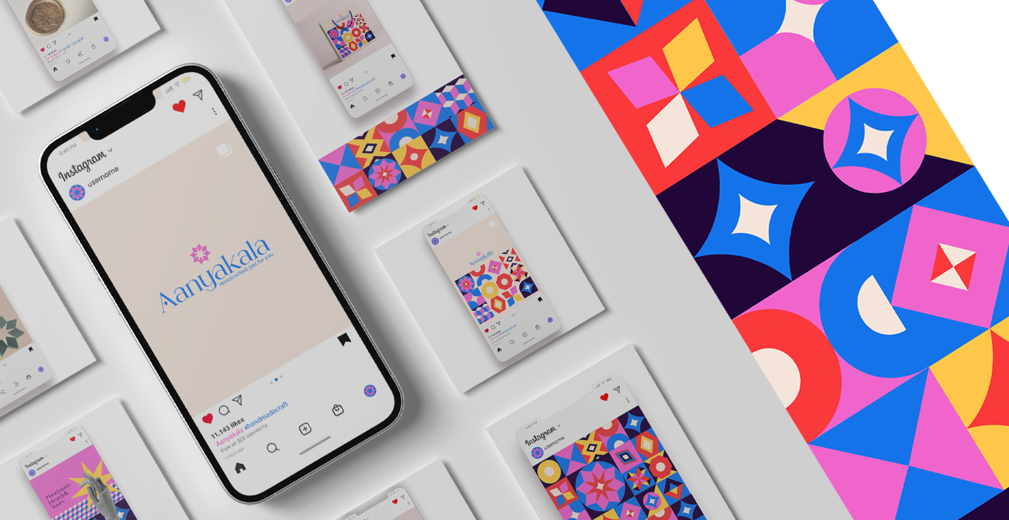 brand identity mockups - Instagram Profile