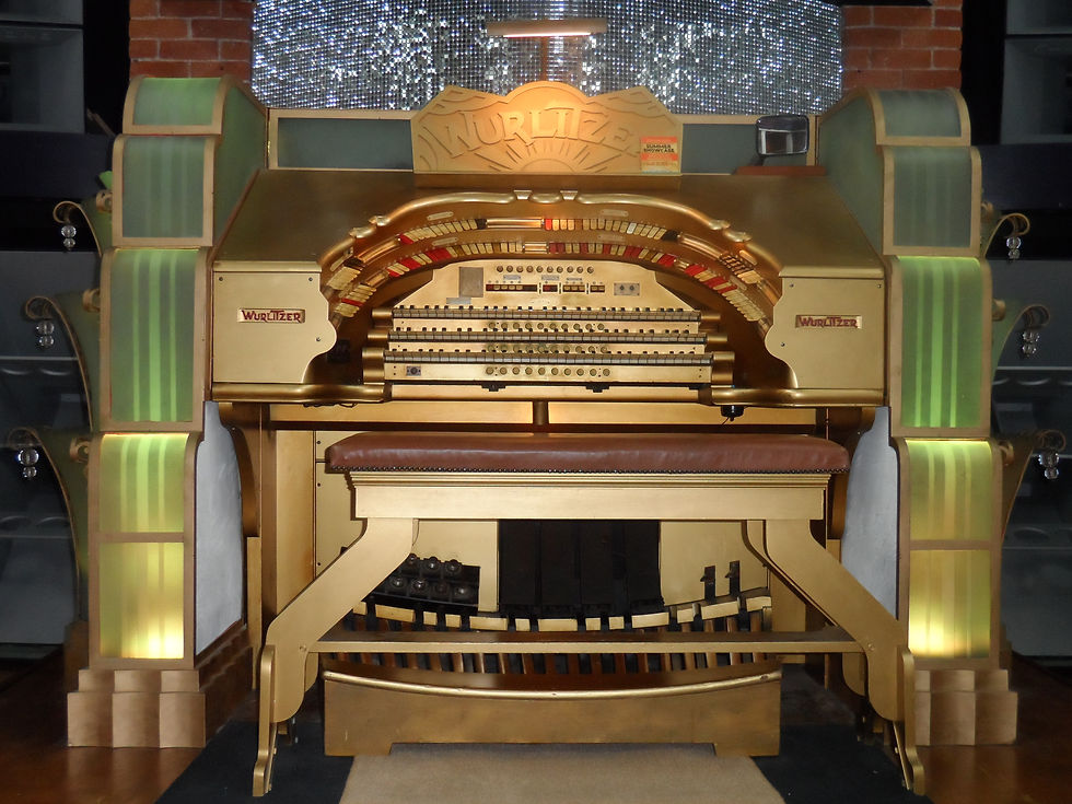 Wurlitzer Console, front elevation