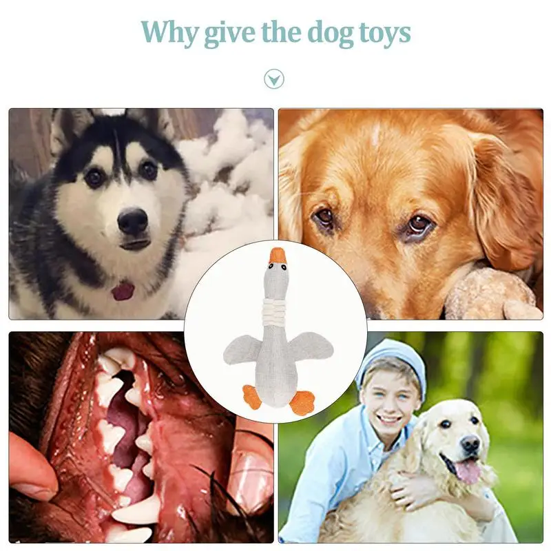 Thumbnail: Geese Dog Toys Pet Supplies Plushie Toy for Cat and Dog Interactive Stuffing Dog