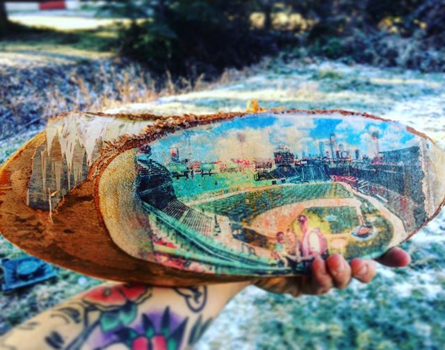 Wood Photo Plaque