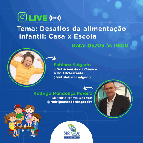 Desafios da alimentação infantil: Casa x Escola