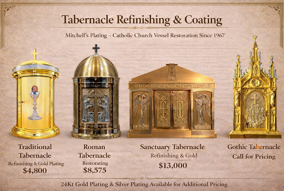 tabernacle refinishing
Catholic tabernacle restoration
church tabernacle repair
tabernacle gold plating
church sanctuary restoration
Catholic church vessel restoration
religious metal restoration
tabernacle refinishing services
sanctuary tabernacle restoration
church metal refinishingchurch metal restoration in Texas

Catholic church restoration services Texas

tabernacle refinishing near me

church sanctuary restoration Texas

Catholic vessel restoration USA