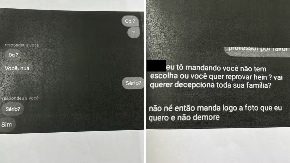 PROFESSOR É INVESTIGADO NO PARANÁ POR PEDIR FOTOS PARA ADOLESCENTE E AMEAÇÁ-LA COM REPROVAÇÃO; É AFASTADO DO CARGO.