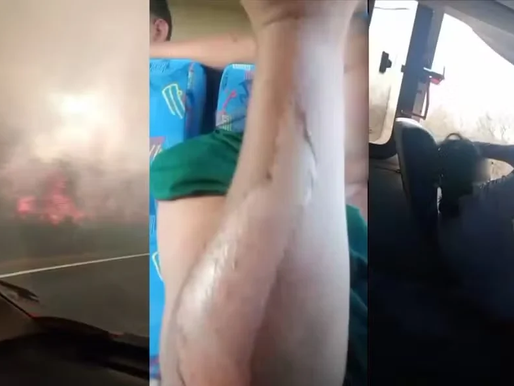 Após 11 dias, morre jovem de 22 anos que ficou ferida em incêndio em vegetação que atingiu ônibus na Bahia.