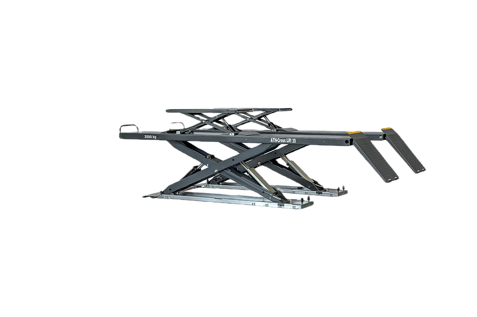 ATH Cross Lift 35 OG Nůžkový zvedák, ploché plošiny, na podlahu, 3500 Kg