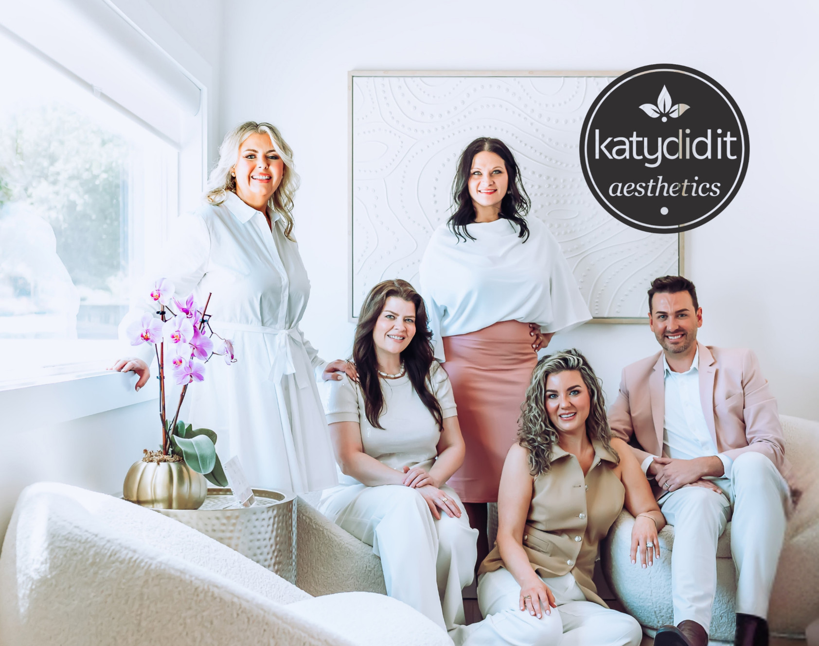 Clean, professional medical spa treatment room with neutral tones at katydid it aesthetics in Fort Worth