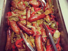 TRADITIONAL ITALIAN SAUSAGE AND PEPPERS ( Recipe included )