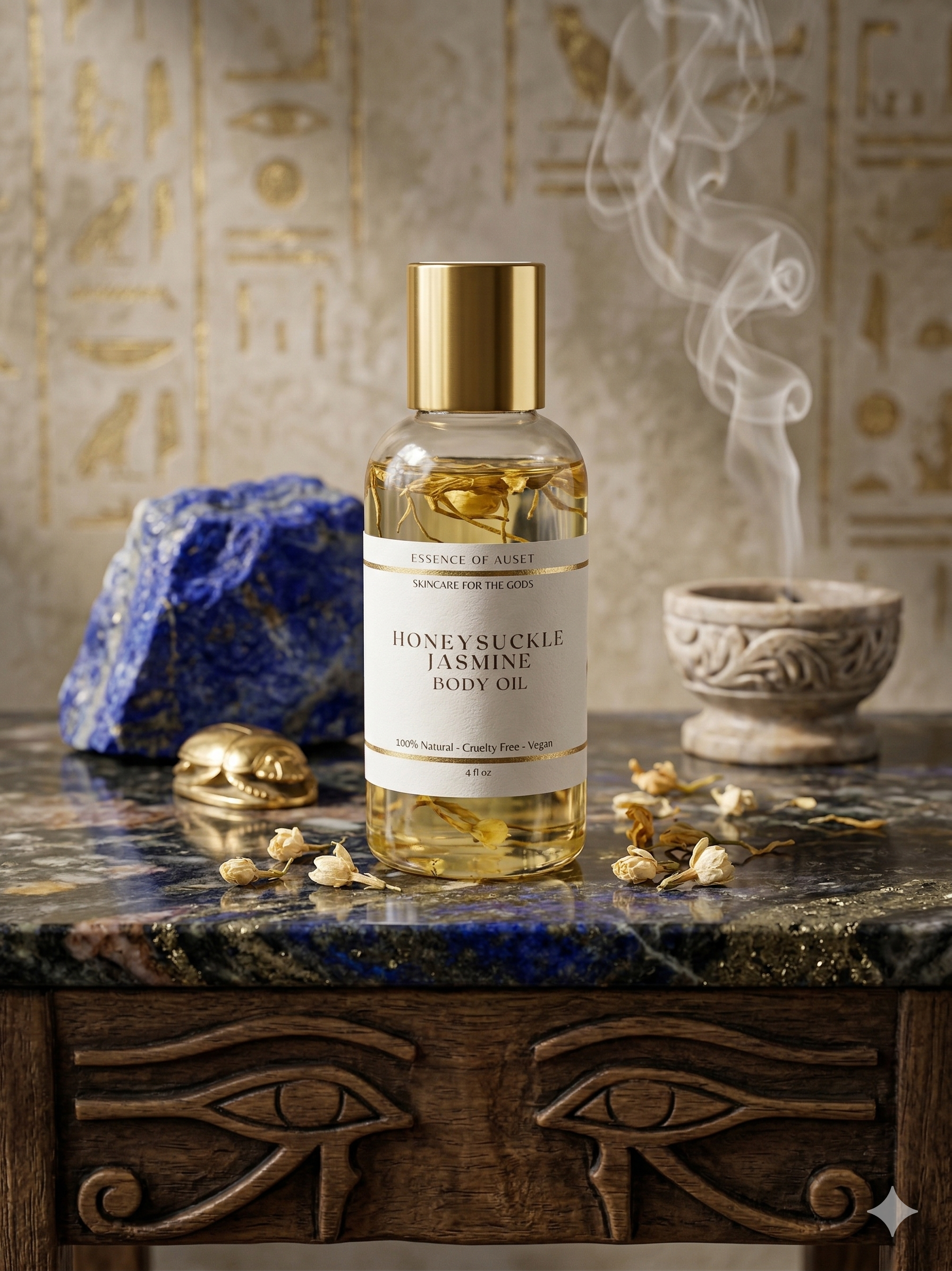 HONEYSUCKLE JASMINE CRYSTAL INFUSED BODY OIL