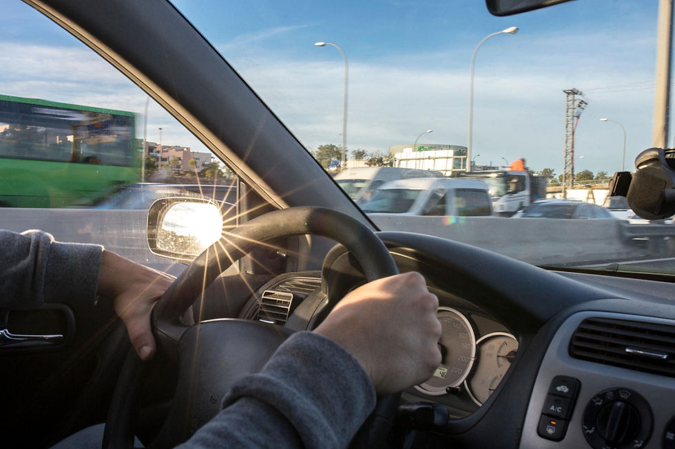 Many people instantly relate to glare when driving.