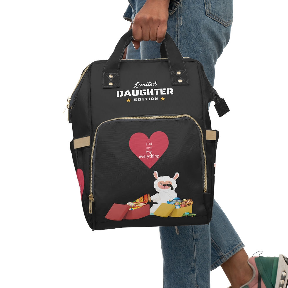 Thumbnail: Multifunctional Diaper Backpack Limited Edition, Baby Girl, My everything