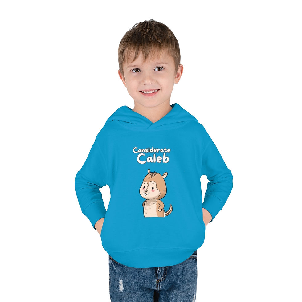 Thumbnail: Considerate Caleb - Toddler Pullover Fleece Hoodie