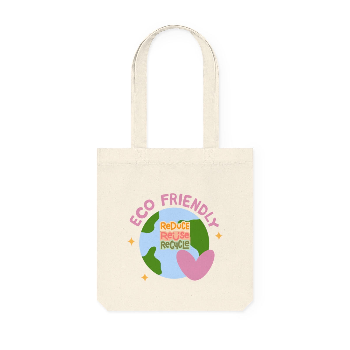 Eco-Friendly Tote Bag, Make a Difference Today, Reduce Reuse Recycle
