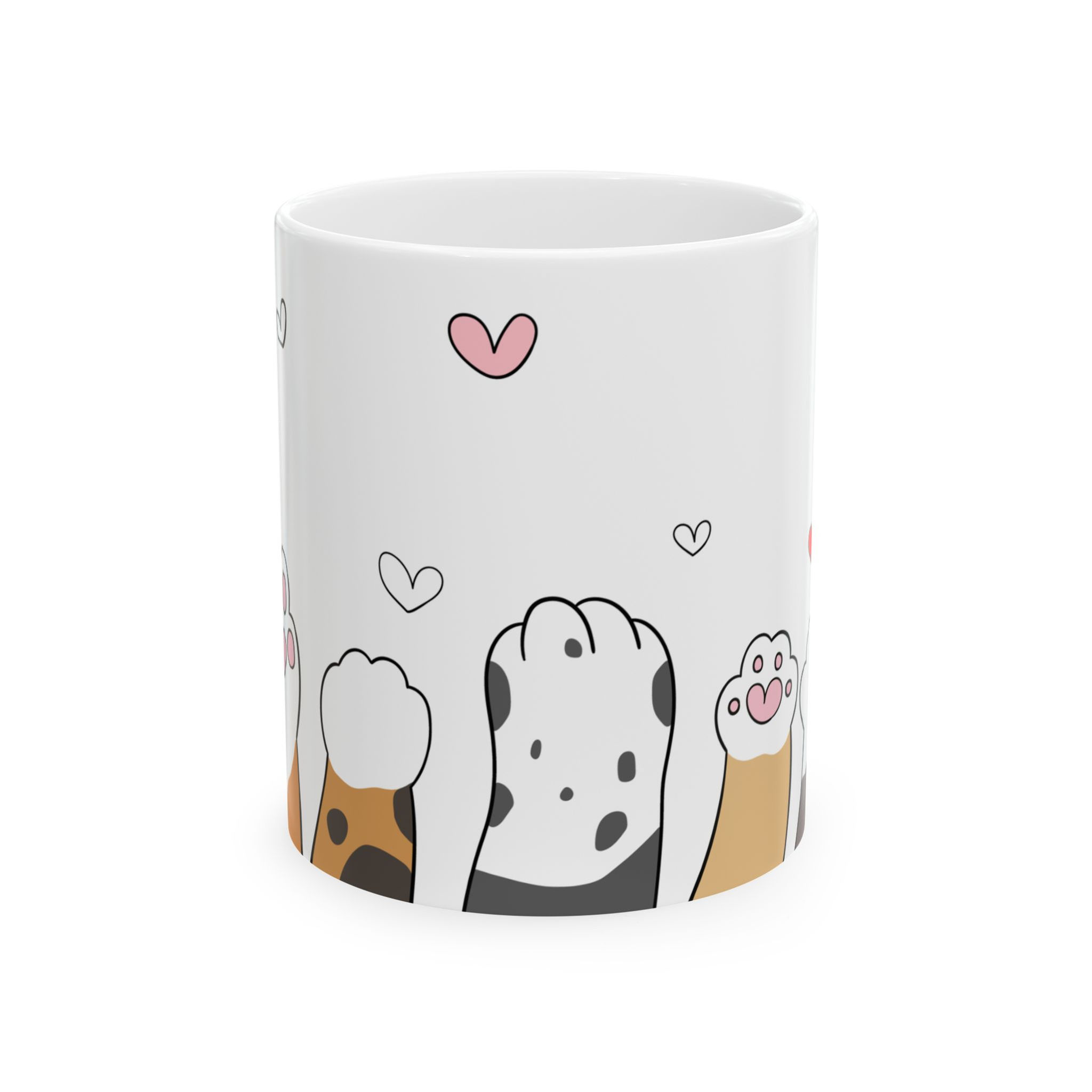 Cat Paw Ceramic Mug