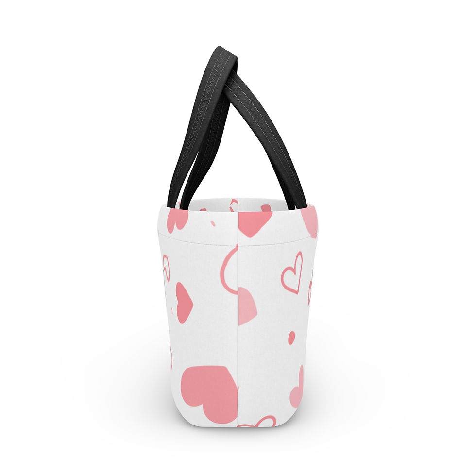 Thumbnail: White Love Personalised Lunch Bag