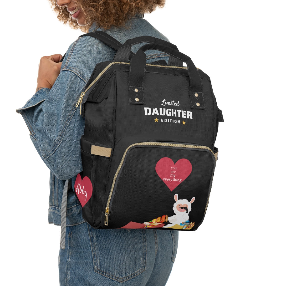 Multifunctional Diaper Backpack Limited Edition, Baby Girl, My everything