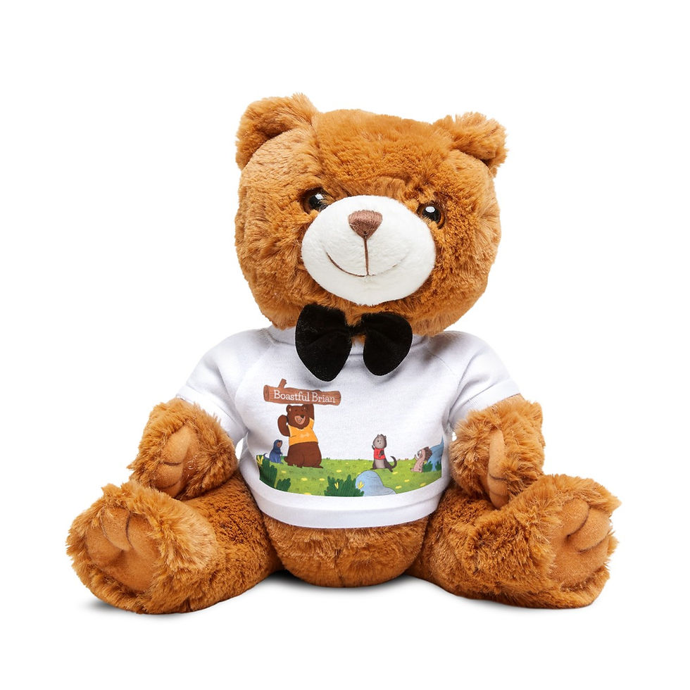 Thumbnail: Boastful Brian - Teddy Bear with T-Shirt
