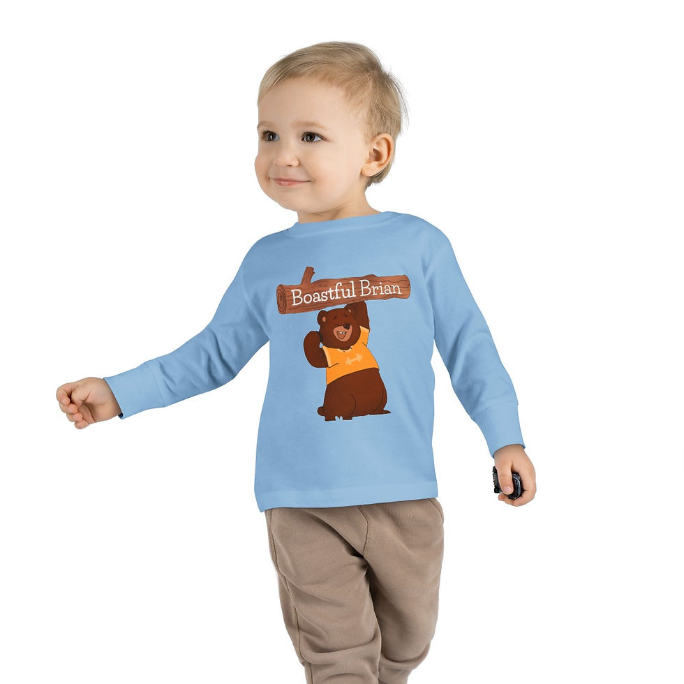 Thumbnail: Boastful Brian - Toddler Long Sleeve Tee