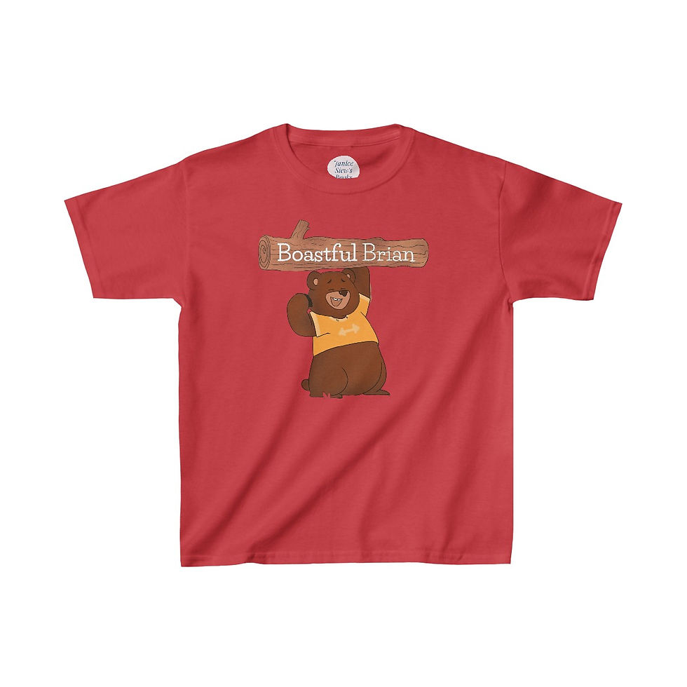 Thumbnail: Boastful Brian - Kids Heavy Cotton™ Tee