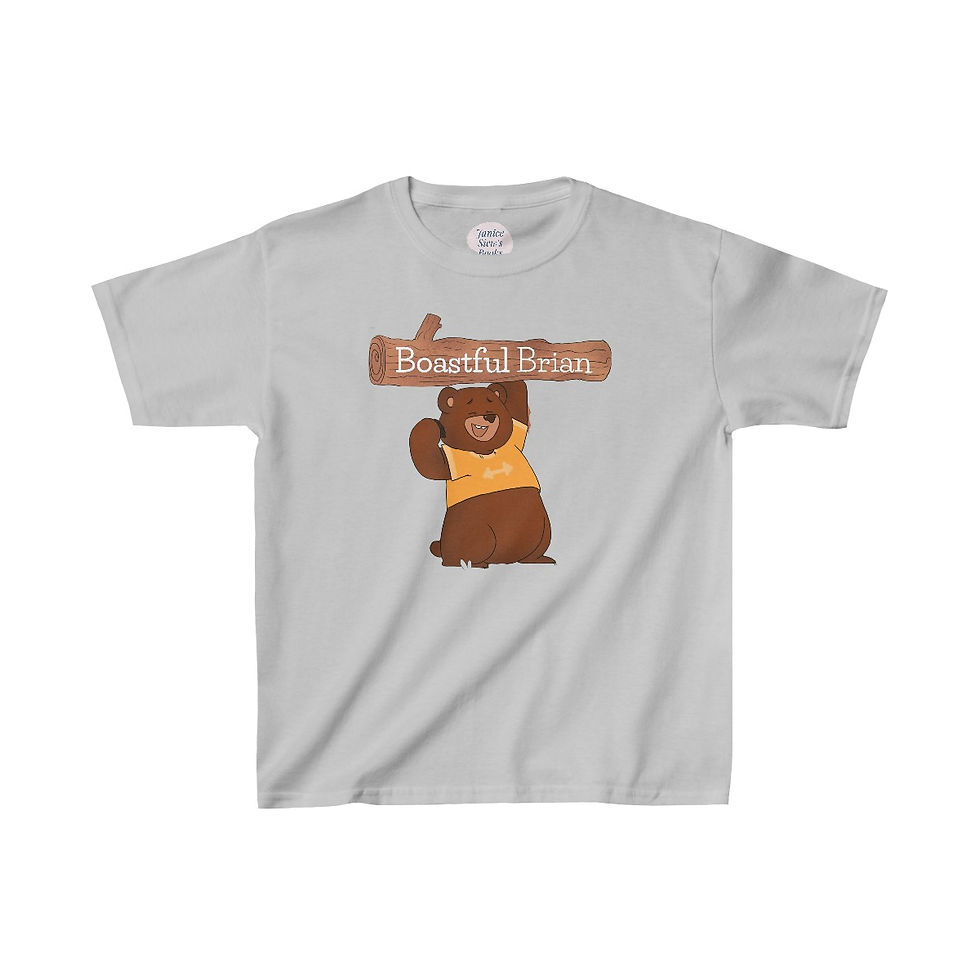Thumbnail: Boastful Brian - Kids Heavy Cotton™ Tee