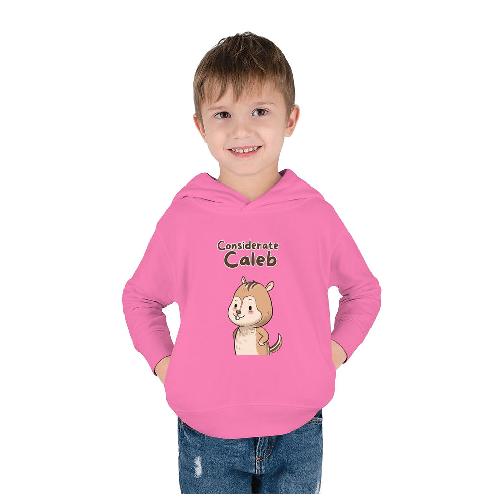 Thumbnail: Considerate Caleb - Toddler Pullover Fleece Hoodie