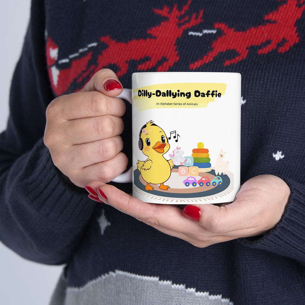 Thumbnail: Dilly-Dallying Daffie - Ceramic Mug, (11oz, 15oz)