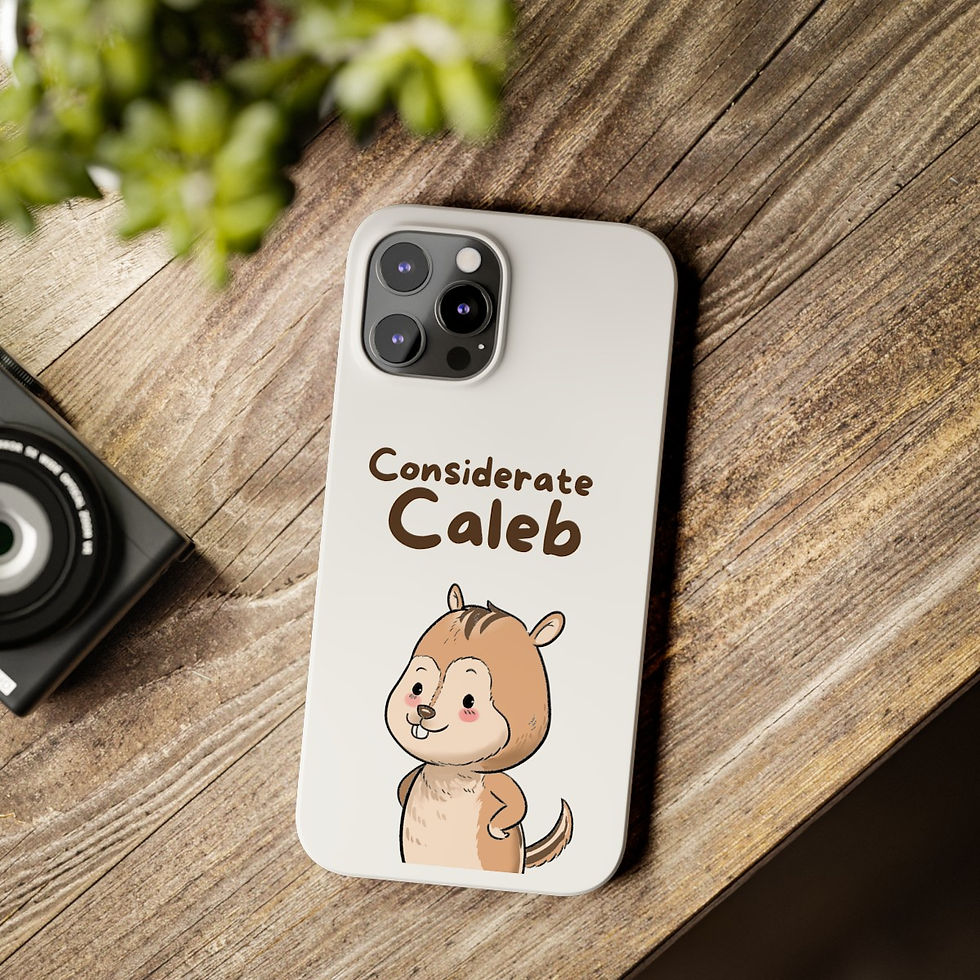 Thumbnail: Considerate Caleb - Slim Phone Cases