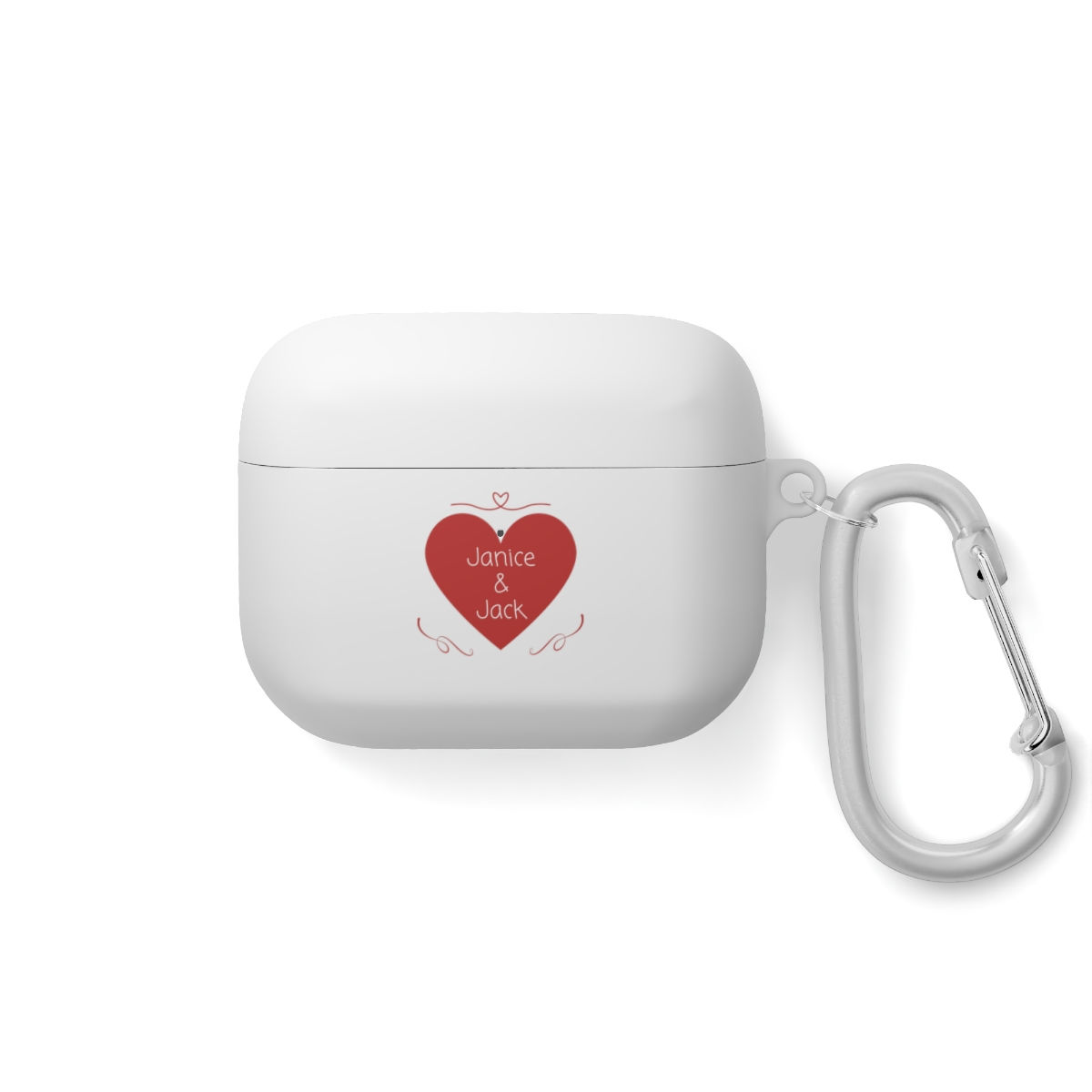 Personalised Heart AirPods and AirPods Pro Case Cover